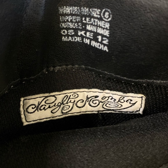 Celestial Suede Leather Boots Size 8 Metal Star Lace Up Details Hidden Zipper - Picture 7 of 10